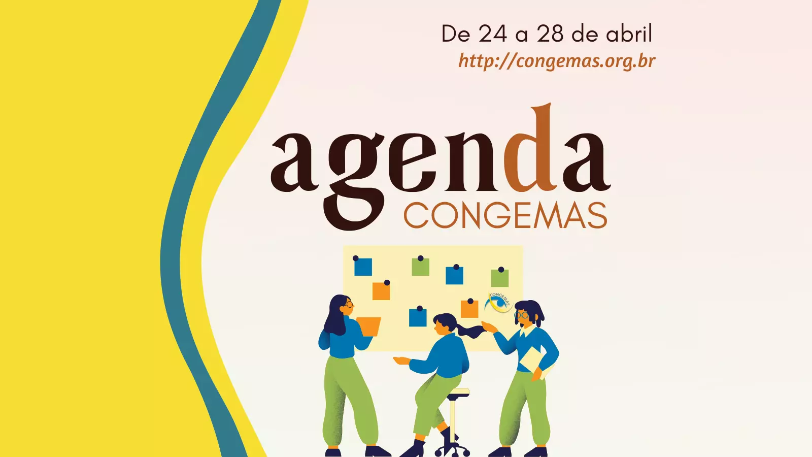 Agenda da semana! (De 24 a 28 de abril)